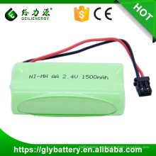 BT-1007 1500mah NI-MH AA batería 2.4V OEM exportación sobre el precio de wholsale del mundo
